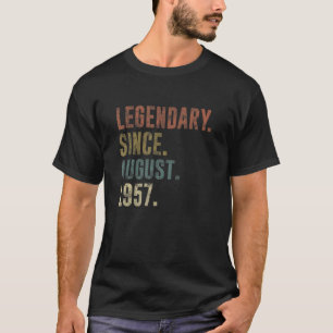 Camiseta 65.ª legendaria vintage desde agosto de 1957