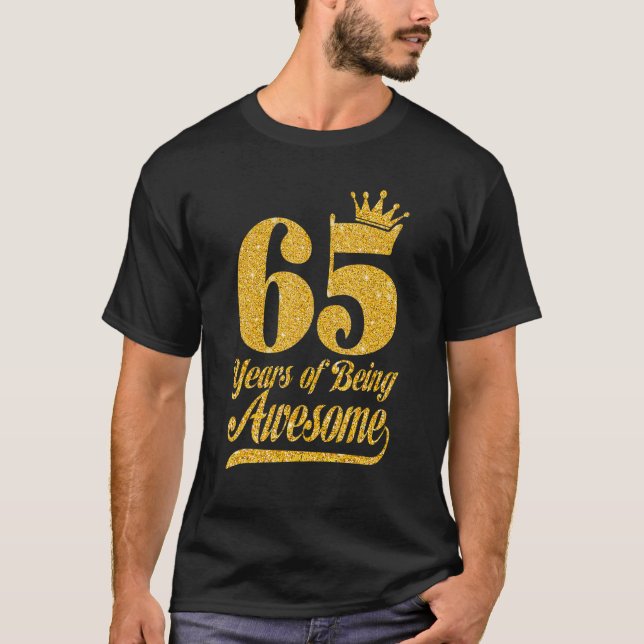 Camiseta 65.ª Reina De Cumpleaños 65 Años De Ser Un Especta (Anverso)