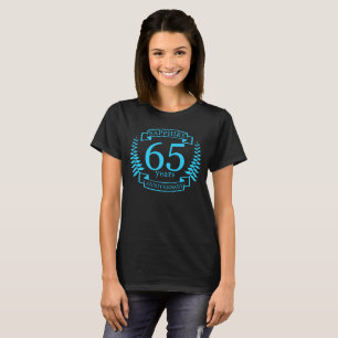 Camiseta 65.º Boda ANIVERSARIO