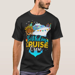 Camiseta 65.º Crucero de Cumpleaños