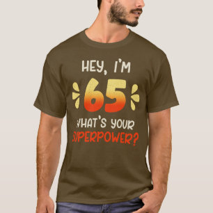 Camiseta 65.º cumpleaños 3