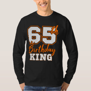 Camiseta 65.º cumpleaños del rey Fiesta Celebración del cum