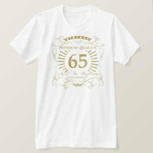 Camiseta 65.º regalo de la bolsa de cumpleaños