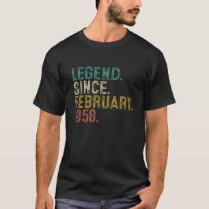 Camiseta 65 años de edad 65ª leyenda de cumpleaños desde fe