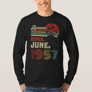 Camiseta 65 años de edad increíble desde junio de 1957