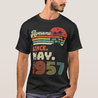 Camiseta 65 años de edad increíble desde mayo de 1957 65º c