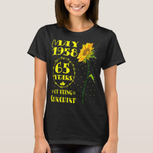 Camiseta 65 Años De Ser Sunshine Sunflower