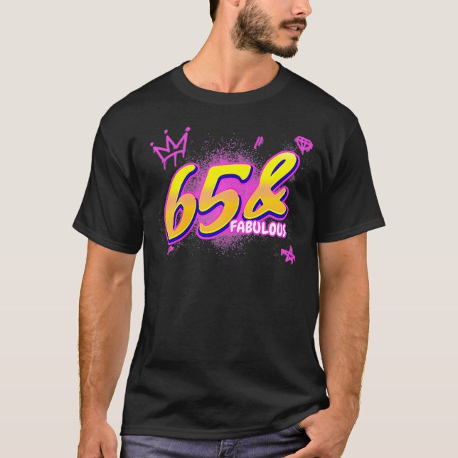 Camiseta 65 Años Y Fabuloso Fiesta 65 Años (Anverso)