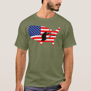 Camiseta 65 Creedmoor Bandera Americana 2A LRP percha de di