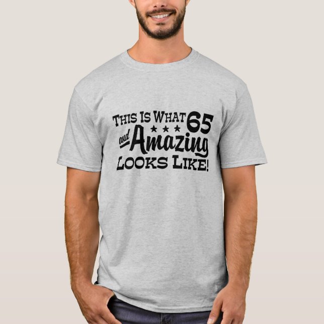 Camiseta 65 cumpleaños (Anverso)