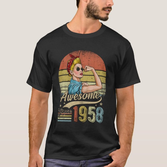 Camiseta 65 Increíble Desde 1958 65 (Anverso)