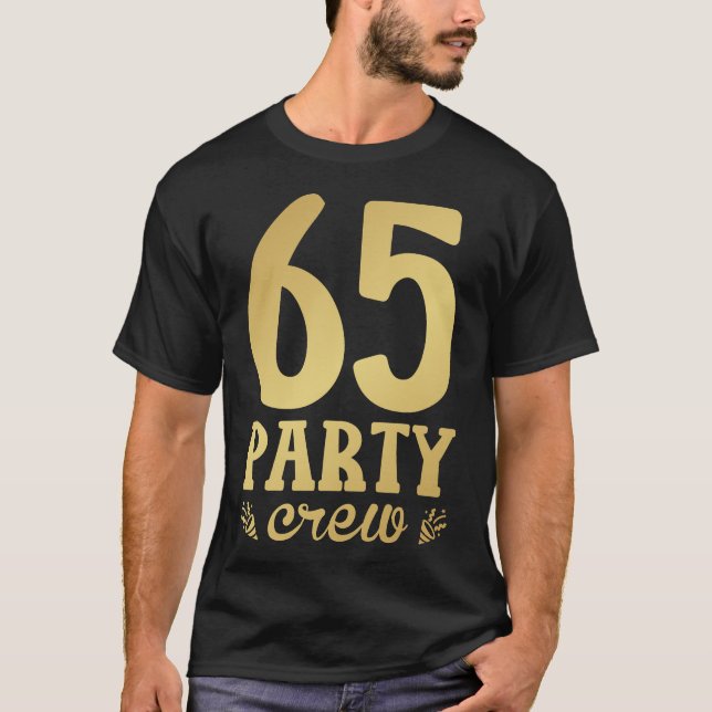 Camiseta 65 tripulantes Fiestas 65º cumpleaños (Anverso)