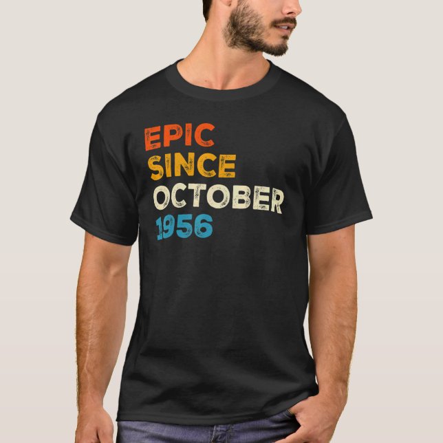 Camiseta 66ª Épica De Los Hombres Desde Octubre De 1956 Vi (Anverso)
