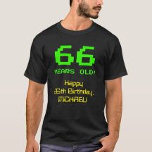 66º cumpleaños: Diversión, 8-bit look, Nerdy / Gee