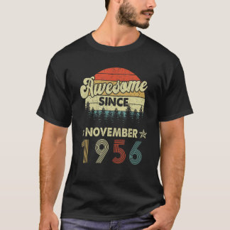 Camiseta 66º cumpleaños increíble desde noviembre de 1956 6