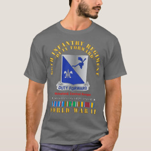 Camiseta 66.º Regimiento de Infantería DUI w EUR SVC WII X