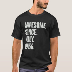 Camiseta 66 años de edad 66 años de fabuloso nacimiento des