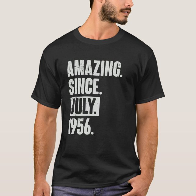 Camiseta 66 años de edad, 66 años, un cumpleaños asombroso  (Anverso)