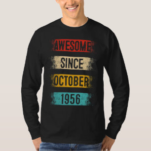 Camiseta 66 años de edad increíble desde octubre de 1956 66