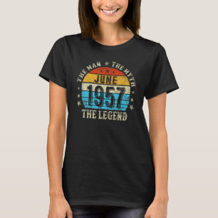 Camiseta 66 años La leyenda del mito del hombre junio de 19