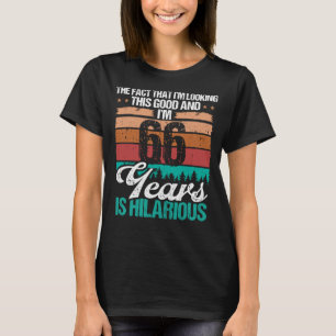 Camiseta 66 años luciendo este buen humor 66 cumpleaños
