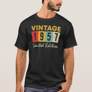 Camiseta 66 años Vintage 1957 66º cumpleaños
