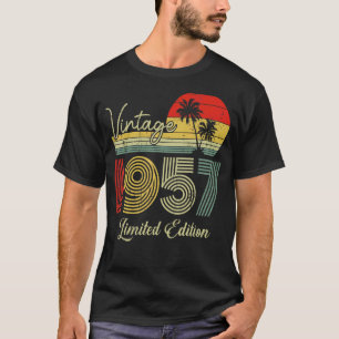 Camiseta 66 años Vintage 1957 66º cumpleaños 1