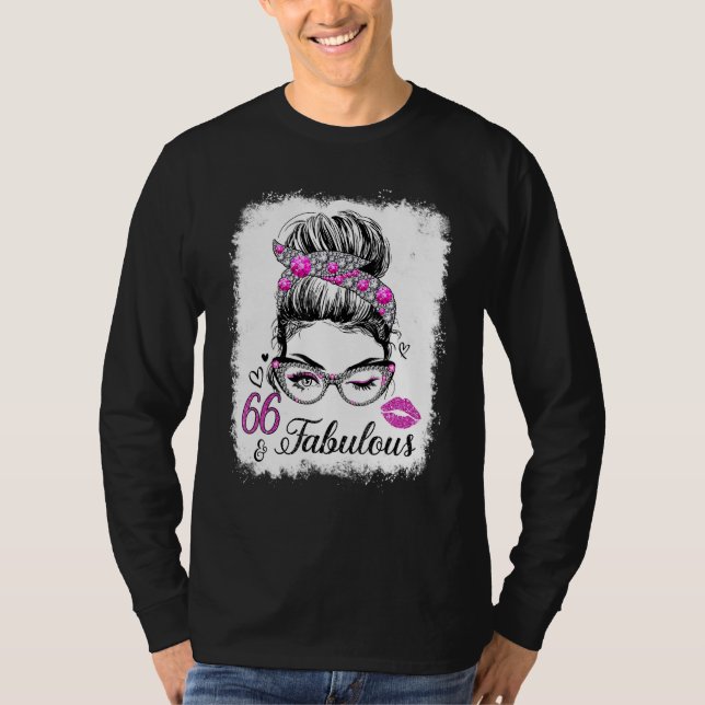 Camiseta 66 y fabuloso desde 1956 Reina 66 años O (Anverso)