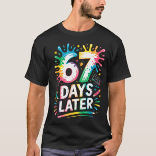 Camiseta 67º día de escuela 67 Meme maestro estudiante 67 d