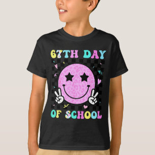 Camiseta 67º Día De La Escuela Cara Sonriente Seis Siete Me