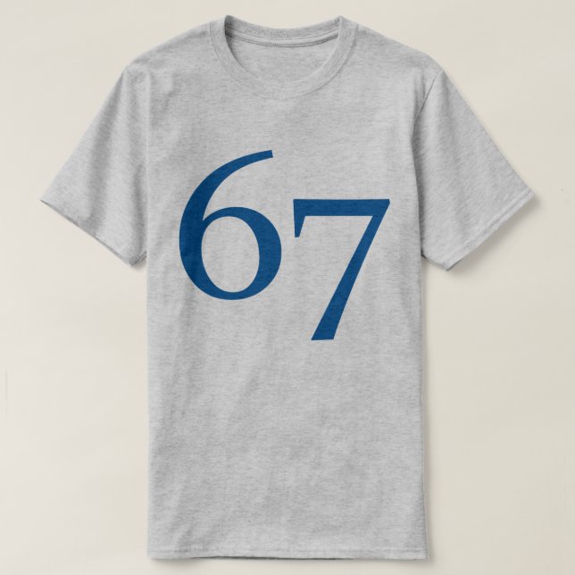 CAMISETA 67 (Diseño del anverso)