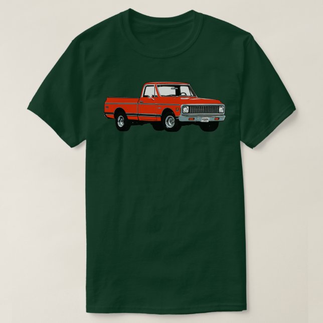 Camiseta 6772 Camión C Naranja (Diseño del anverso)