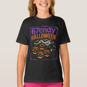 Camiseta 67.ª Halloween Bootleg Retro Spooky Design