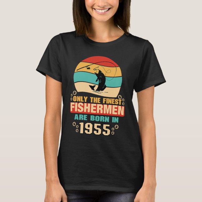 Camiseta 67.º cumpleaños para los pescadores de 67 años 1 (Anverso)