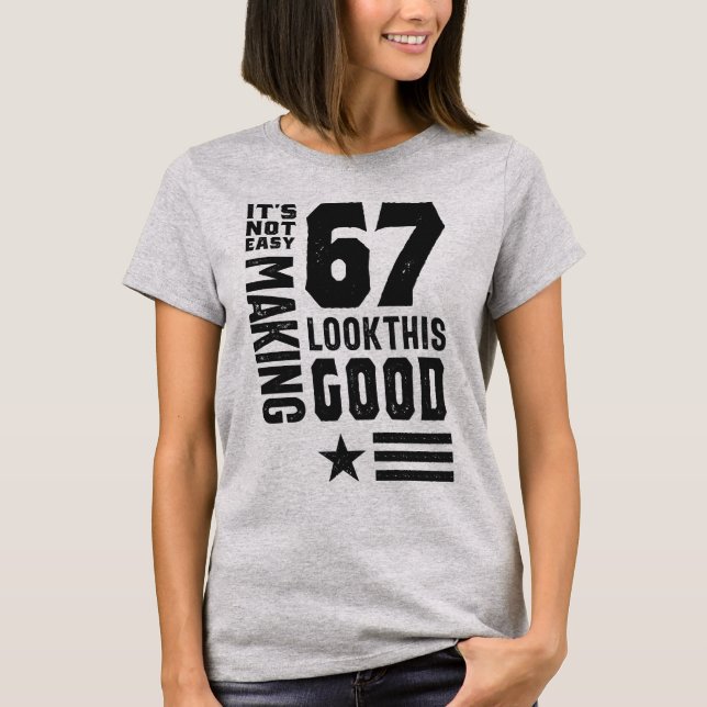 Camiseta 67.º Regalo de cumpleaños (Anverso)
