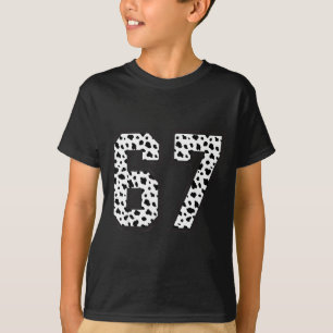 Camiseta 67 6-7 Dálmata Meme Tendencia Cool 67 Seis Siete D