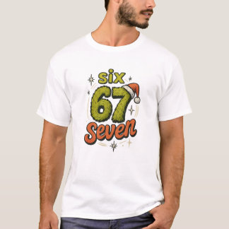 Camiseta 67, 6-7 meme, 6 7 divertido, 67 navidad