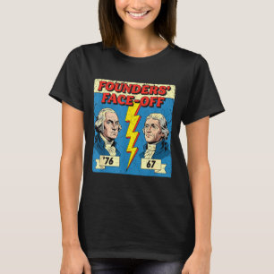 Camiseta 67 76 George Washington Thomas Jefferson Historia 