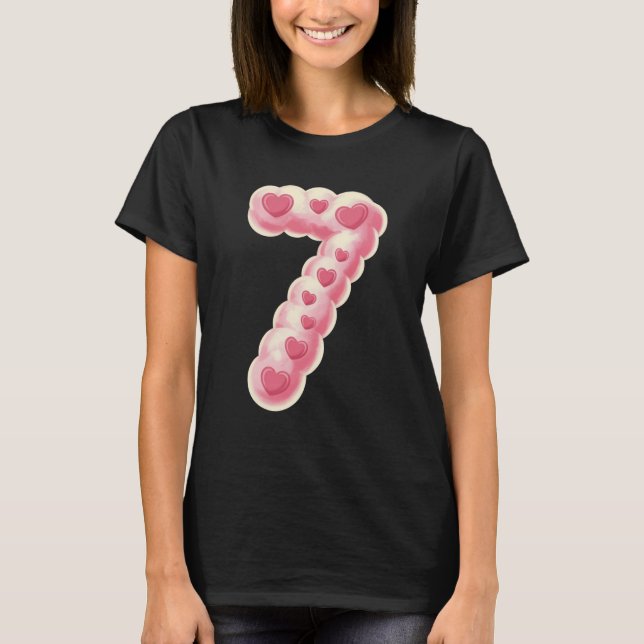 Camiseta 67 7 Kitschy Kawaii 67 Girls Bestie Cute Six Seven (Anverso)