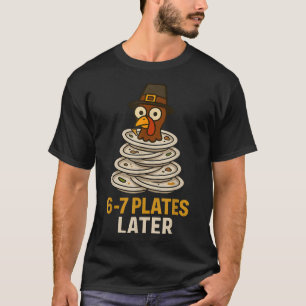 Camiseta 67 Acción de Gracias Pavo Divertido 6-7 Meme Seis