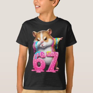 Camiseta 67 Animales Divertidos 67 Brainrot Jóvenes Niños H