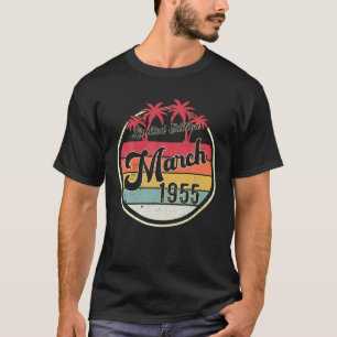 Camiseta 67 Años De Edad Increíble Desde Marzo De 1955 67º 