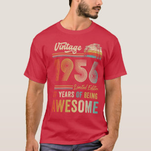 Camiseta 67 años Vintage 1956 67º cumpleaños mujeres