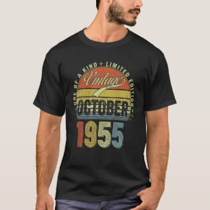 Camiseta 67 años Vintage Octubre 1955 67º cumpleaños Yo