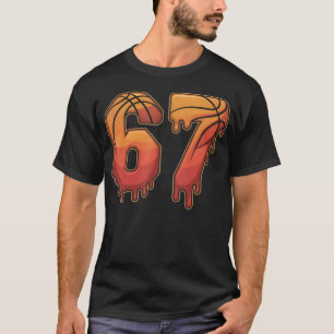 Camiseta 67 Baloncesto Gen Alpha Slang Drip Seis Siete
