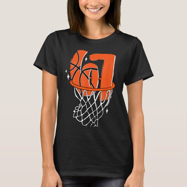 Camiseta 67 Basketball Six Seven 6 7 Meme Funny 67 Basketba (Anverso)