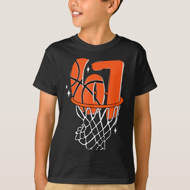 Camiseta 67 Basketball Six Seven 6 7 Meme Funny 67 Basketba (Anverso)