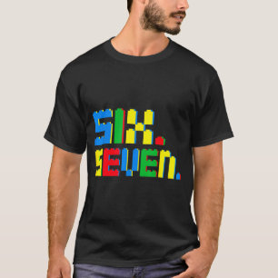 Camiseta 67 Bloques De Construcción Para Niños Niños Seis S
