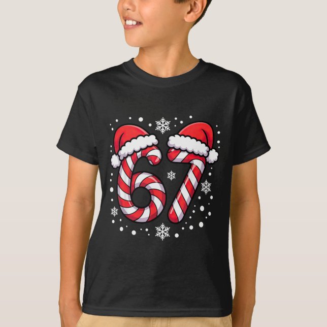 Camiseta 67 Candy Canes Santa  (Anverso)