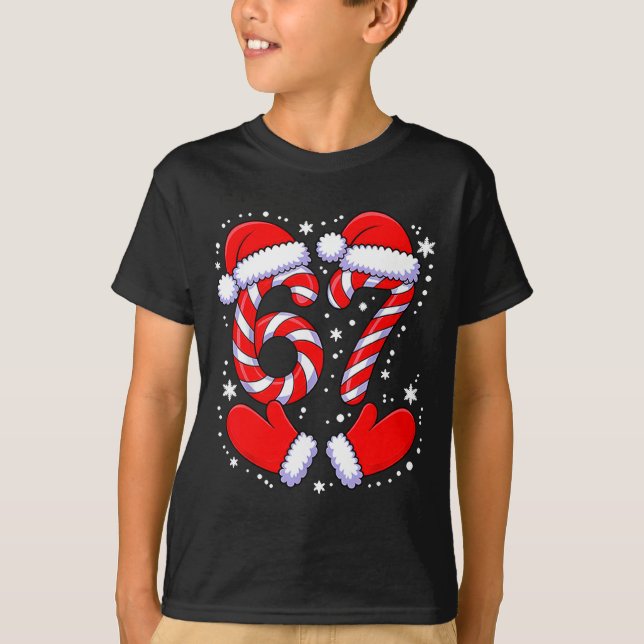 Camiseta 67 Candy Canes Santa  (Anverso)